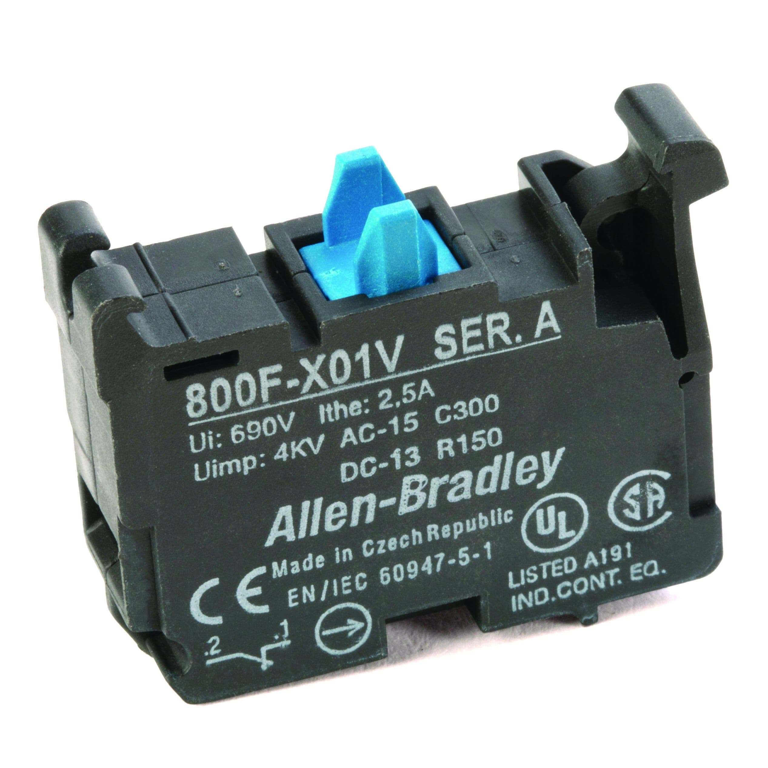 Allen-Bradley - Contact Block Latch Mount NC Low Volt