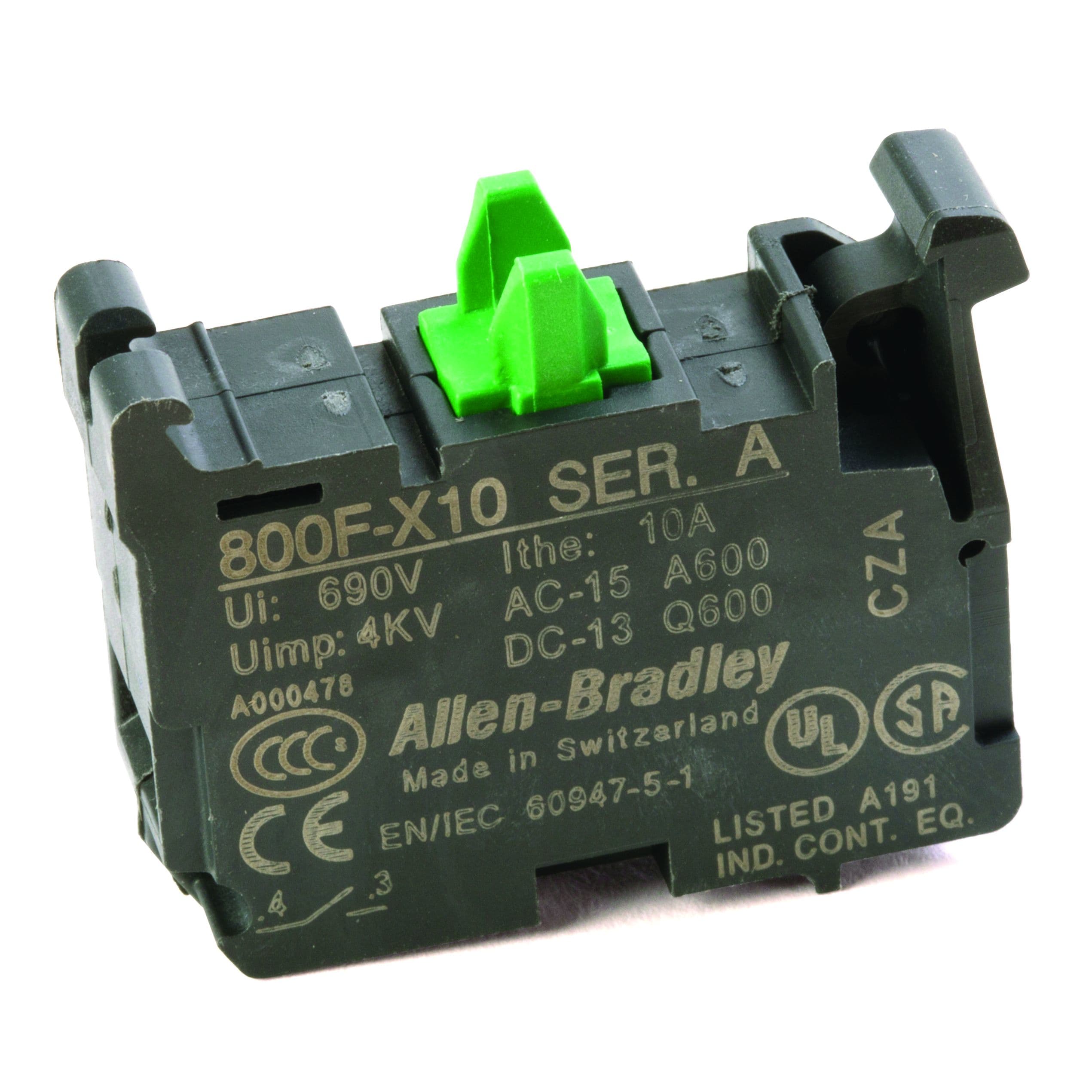 Allen-Bradley - Contact Block Latch Mount N/O