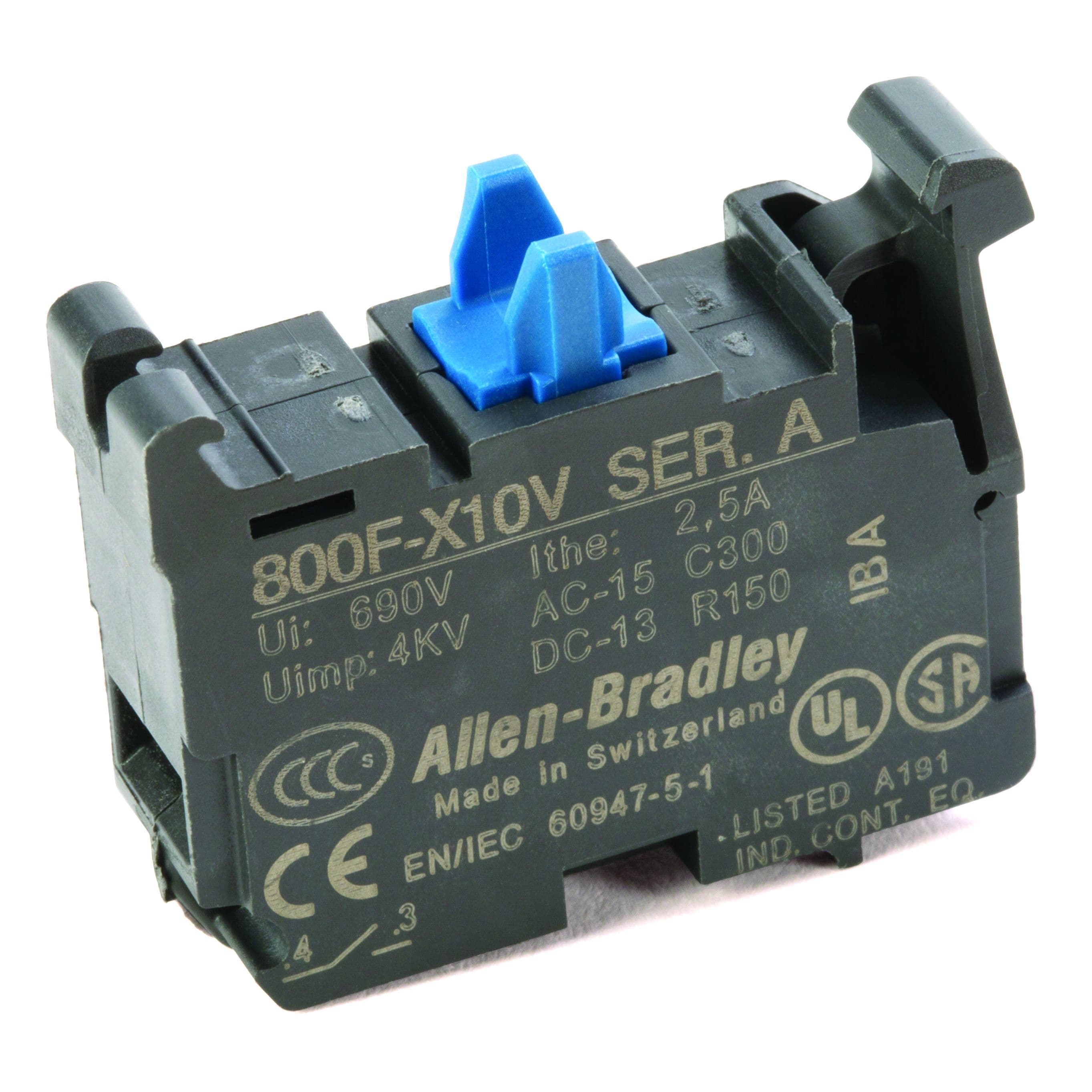 Allen-Bradley - Contact Block Latch Mount NO Low Volt
