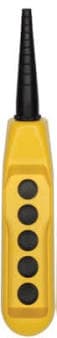 Allen-Bradley - 800FC Yellow Pendant 5Hole Plastic Encl.