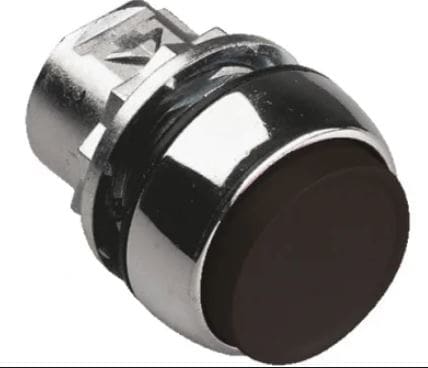 Allen-Bradley - Push But2n Metal Extended Black