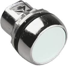 Allen-Bradley - Push But2n Metal Flush White