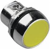 Allen-Bradley - Push But2n Metal Flush maintained Yellow