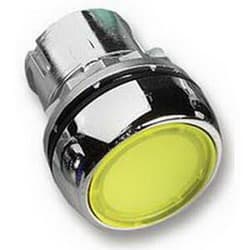 Allen-Bradley - Push But2n Metal Guarded Flush yellow