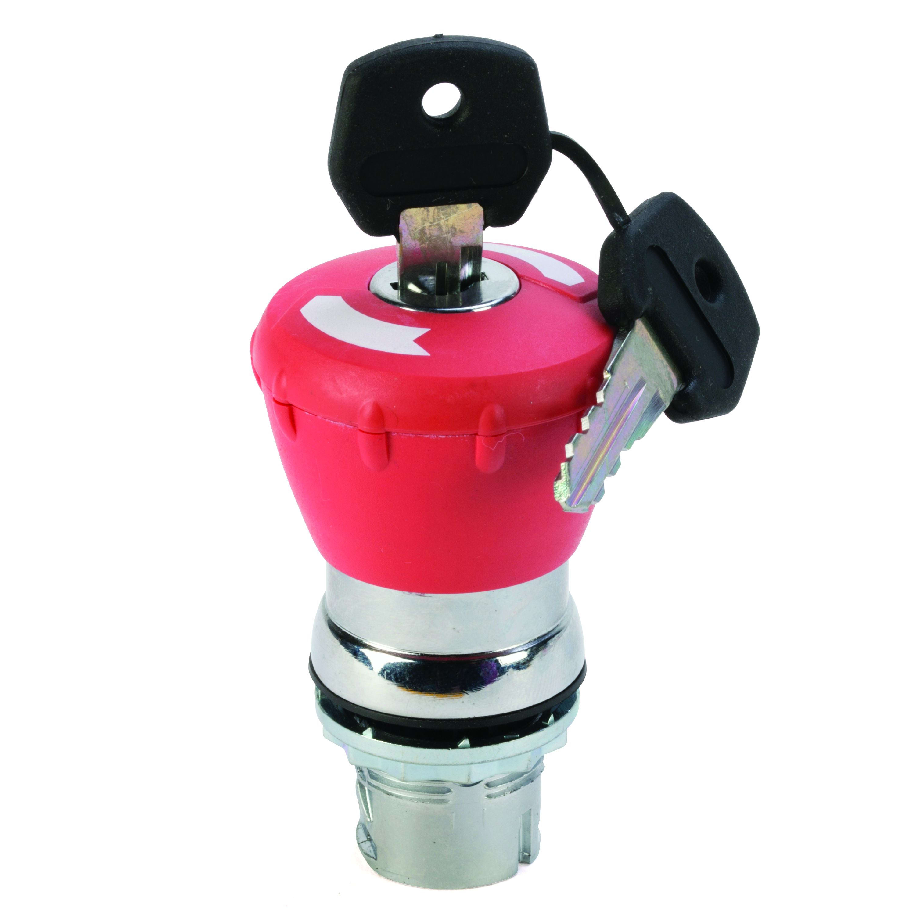 Allen-Bradley - Mush Metal 40mm Key Rel Red 02R