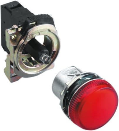 Allen-Bradley - PILOT LIGHT METAL RED
