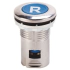 Allen-Bradley - PUSHBUTTON METAL RESET BLUE WITH 'R'