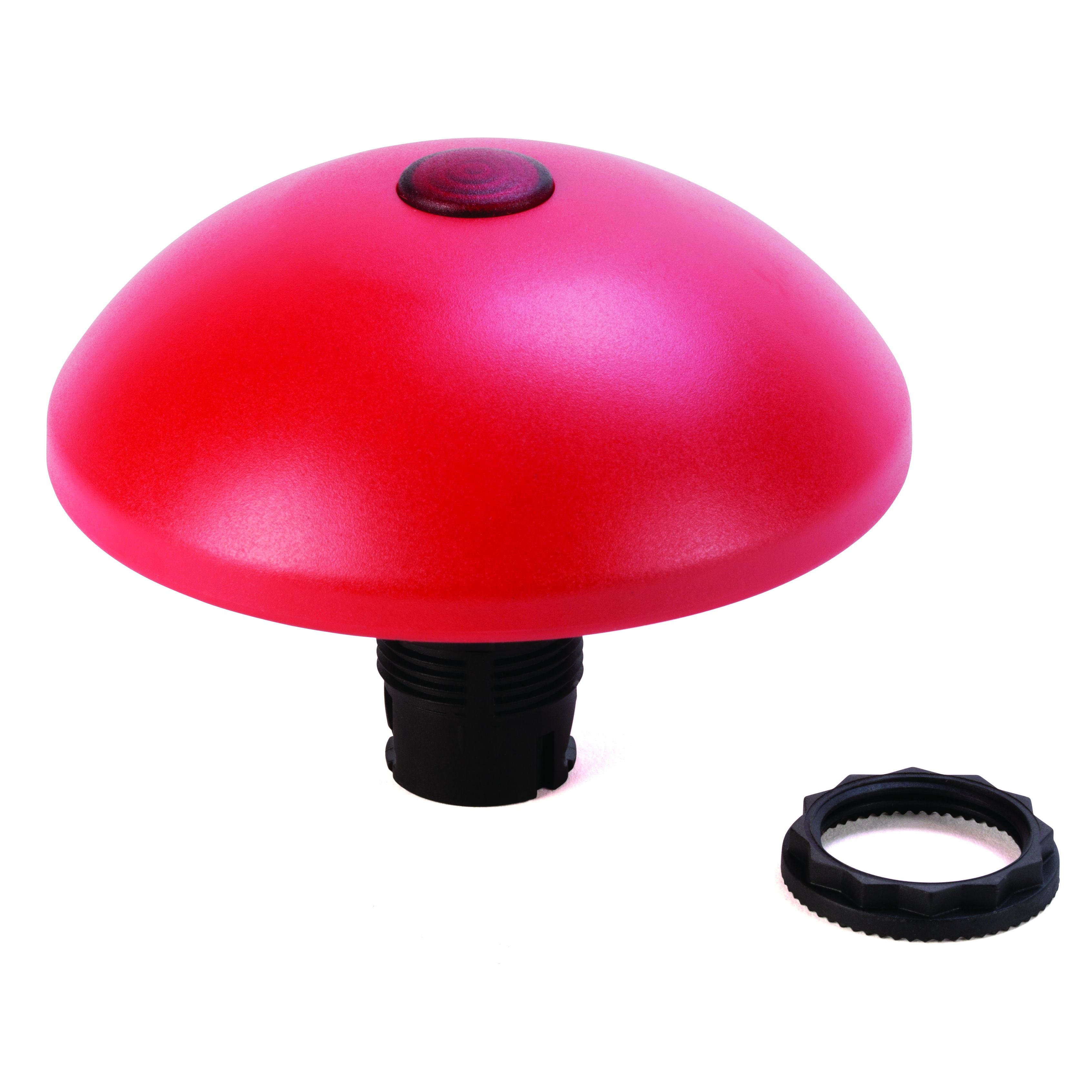 Allen-Bradley - Illum Mush Plastic 90mm PushPull Red
