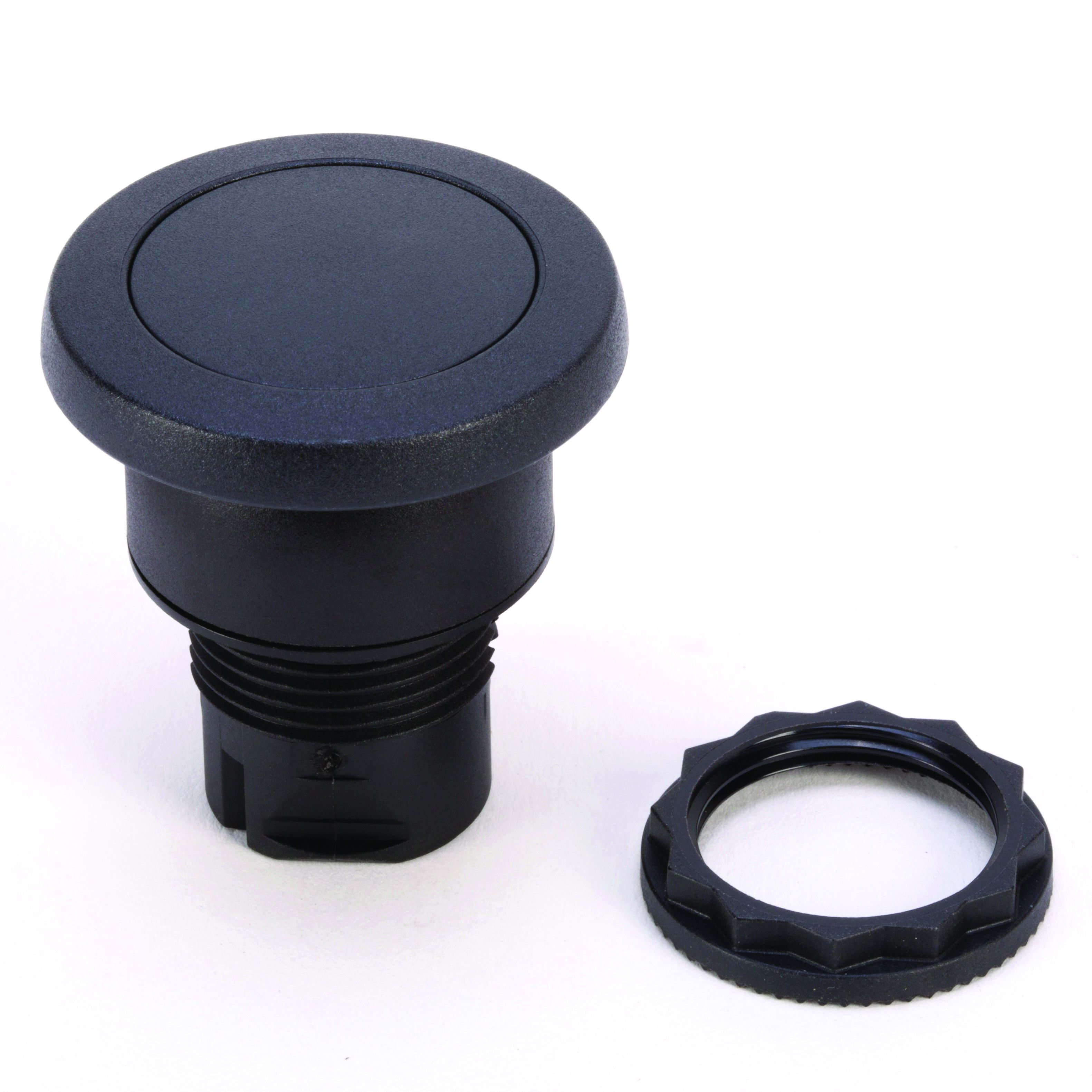 Allen-Bradley - Mush Plastic 40mm Momentary Black