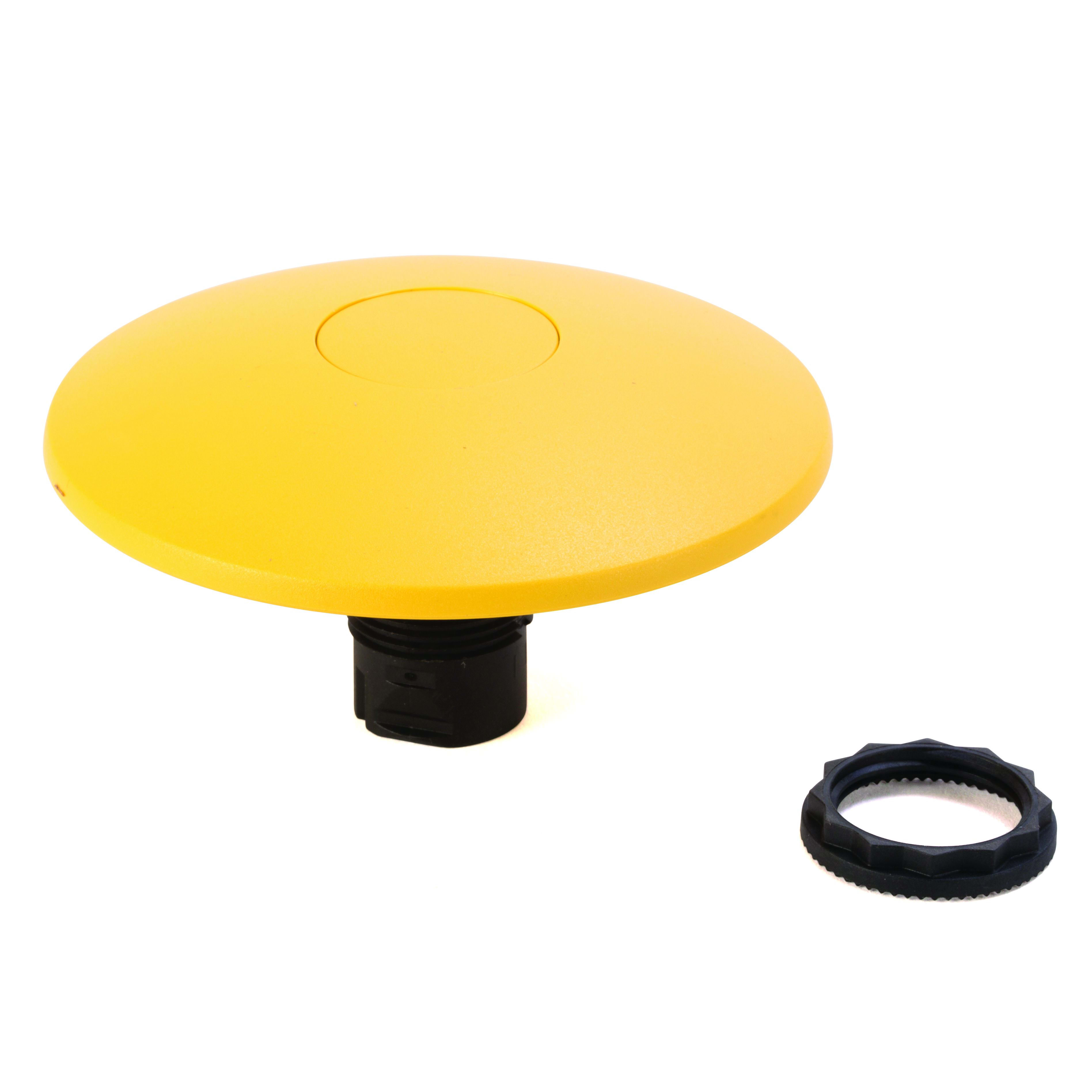 Allen-Bradley - Mushroom, Plastic, 90mm, Momentary, Yel