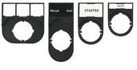 Allen-Bradley - 30x50 mm plate and frame 800F 22 mm