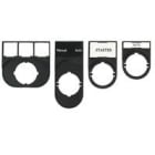 Allen-Bradley - 30x50 mm legend plate only 800F 22 mm
