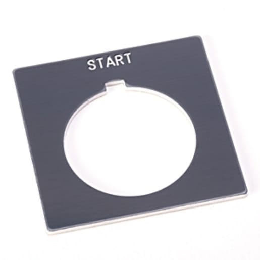 Allen-Bradley - LEGEND PLATE MARKED `START`