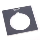 Allen-Bradley - LEGEND PLATE MARKED `START`