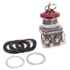 Allen-Bradley - PUSH BUTTON CYL. LOCK MUSHROOM RED