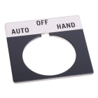 Allen-Bradley - LEGEND PLATE MARKED `JOG`