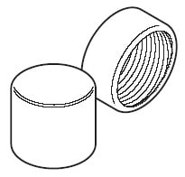 Allen-Bradley - END CAP FOR CYLINDRICAL PROXIMITY