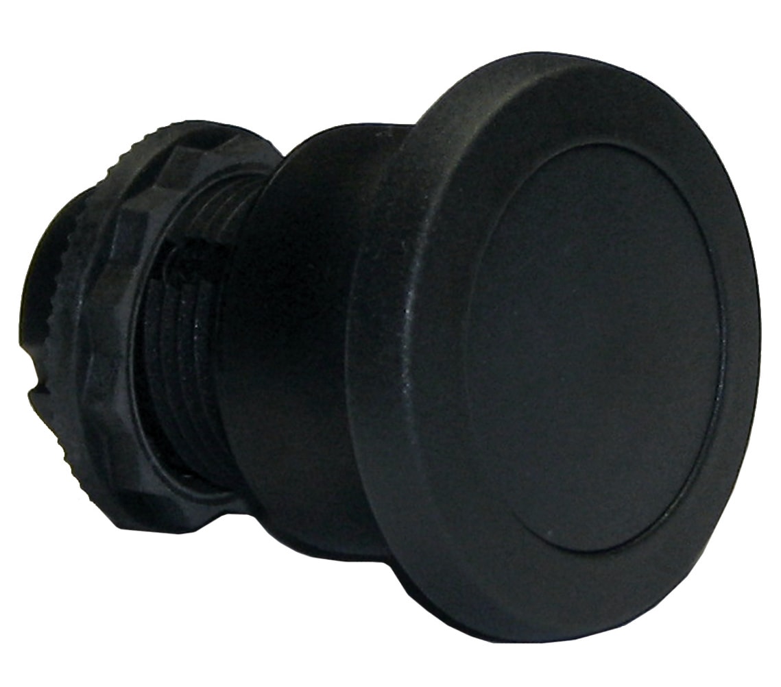 Allen-Bradley - Mushroom, Plastic, 90mm, Momentary, Blk
