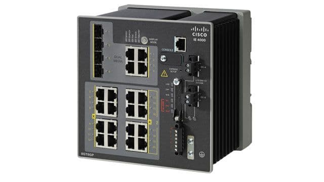 Cisco - IE 4000 8 x RJ45 10/100M, 4 x 1G Combo