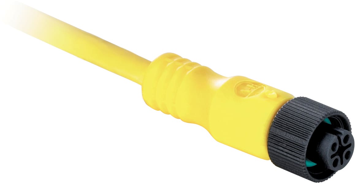 Allen-Bradley - Cable, MicroQD 3pin3wire 90degHead 5mtr