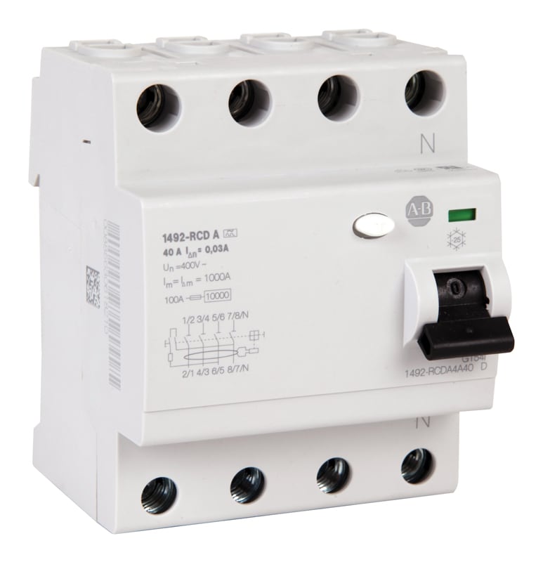 Allen-Bradley - RCD 4-pole 230/400V 50Hz 40A 300mA Delay
