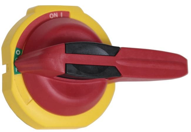 Allen-Bradley - Rotary Door Handle, Red/Yellow