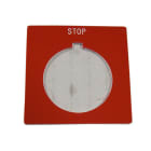 Allen-Bradley - LEGEND PLATE MARKED `STOP`