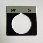 Allen-Bradley - LEGEND PLATE,OFF-ON ALUMI