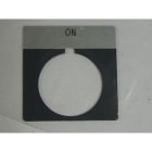 Allen-Bradley - LEGEND PLATE MARKED `ON`